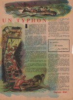 « Un Typhon » illustration Grandir n° 12 (01/09/1949).