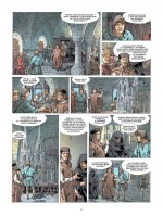 Un pilier pour la cathédrale. Extrait de « T2 : Les Bâtisseurs » (planche 7 - Glénat 2020).