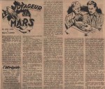 « Le Voyageur de Mars » L’Intrépide n° 104 (01/11/1951);