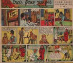 « Phil et Jordi : Les Trois Feux rouges » : Cœurs vaillants n° 15 (08/04/1956).