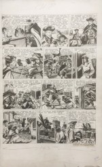 Planche originale de « Capitaine Mystère ».