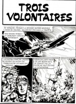 Planche originale de «Trois Volontaires » Canyon n° 8 (02/1969),