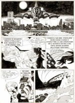 Une autre belle planche originale de Nathan Never n° 1.