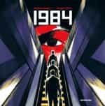 « 1984 » par Xavier Coste (Sarbacane, 2021) : couverture et extraits.
