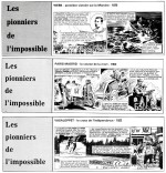 « Pionniers de l’impossible », avec Robert Bressy, Le Nouvelliste de Trois-Rivières [Québec] (1986).
