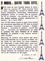 Lettre de Georges Rieu dans Pif gadget n° 9;