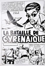 Planche originale de « La Bataille de Cyrénaïque » : M.15 n°6 (1968).