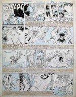 Planche original d'un récit complet paru dans Junior avant-guerre.