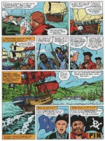 « Barbe rouge : La Guerre des pirates » : dernière planche dessinée par Gaty, Dargaud (1997).
