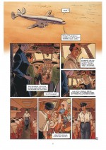 Un commandant de bord qui possède les traits de Patrick Jusseaume... (planche 21, Dargaud 2021).