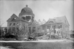 Photo building Halifax explosion 1917.