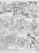 Crayonné de la planche 1 par Jusseaume.