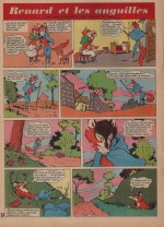 « Renard et les anguilles » Lisette n° 32 (07/08/1966).