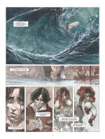 La mort et la mer, deux miroirs de l'éternité (planche 1 - Glénat 2021).