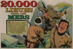 « 20 000 lieues sous les mers » : bandeau titre Journal de Mickey n° 1704 (24/02/1981).