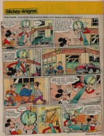 « Mickey énigme » Journal de Mickey n° 1706 (10/03/1985).