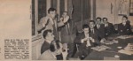 Une fête chez Fleurus en 1962 : Jean Lebert est le dernier à droite.