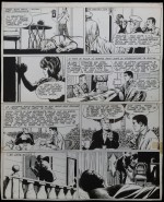 Planche originale de « Bob Morane » par Gérald Forton.