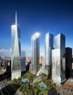 Le nouveau World Trade Center, devenu un lieu de commémorations des attentats.