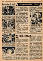 « Le Tour du monde par deux enfants » Tintin actualité n° 265 (19/11/1953).