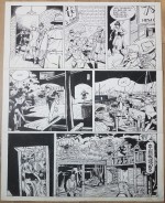 Encrage de la planche 7 de « Dans l'Empire du milieu ».