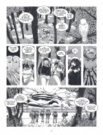 La faim du monde (planches 3 et 6 - Delcourt 2021).