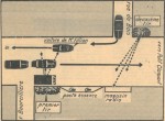 Plan de l'attentat du Petit-Clamart publié dans Le Parisien Libéré du 23 août 1962.