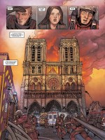 Notre-Dame brûle ! (Planche 1 - Delcourt 2022).