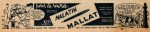 Dessins publicitaires pour la firme Malat Tintin n° 303 (12/08/1954).