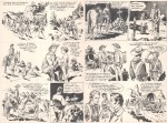 Une belle double page originale de « Captain James » par Lucien Nortier.
