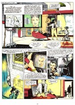 Des enjeux médiatiques (T2, planche 18 - Delcourt 1989).