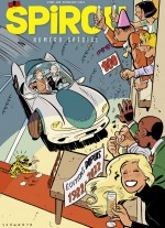 Illustration de couverture pour Spirou n° 4380-4381 (23 mars), célébrant les 100 ans de Dupuis en avril 2022.