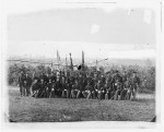 Le lieutenant colonel de l'Union James J. Smith et les officiers irlandais du 69th New York Infantry, la Brigade irlandaise.