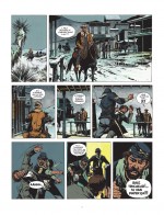 Page 2 de « Piste pour Santa Fe » dans la nouvelle intégrale « Ringo ».