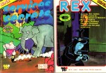 Couvertures Rex n° 3 et Services secrets n° 1 (1975).