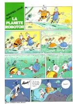 « La Planète Robotor » - dessin Philippe Bercovici - P’tit Loup n° 23 (02/1991).