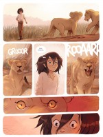 « Lulu et Nelson T3 : La Lionne blanche » page 28.