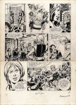 Une planche originale de « Ryan l'Irlandais ».