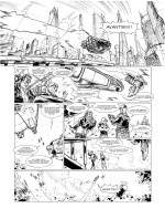 Planche originale d'« Aquablue » par Stéphane Louis.