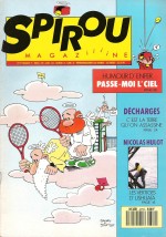 Couverture et premier gag de « Passe-moi l’ciel »  (Spirou n° 2719, 23 mai 1990).