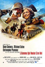 Affiche française pour le film de J. Huston (1975 - design par Tom Jung)