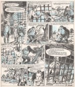 Une planche originale de « La Patrouille de la jungle » (1962).