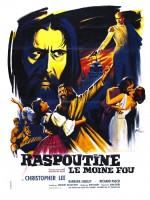 Affiche du film « Raspoutine, le moine fou » avec Christopher Lee (Don Sharp, 1966).