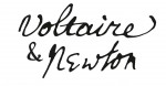 Voltaire et Newton titre