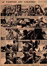« Le Vampire des Caraïbes », dessin de Cazanave - Coq hardi n° 93 (01/01/1948).
