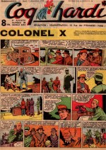 « Colonel X », dessin de Poïvet - Coq hardi n° 89 (04/12/1947).