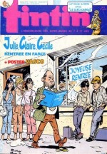 Couverture, Tintin n° 36 (02/09/86).