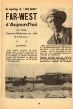 Coq hardi Far-West d’aujourd’hui - Coq hardi n° 1 (1962).