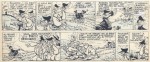 Planche originale des « Trois Mousquetaires du maquis » par Marijac.