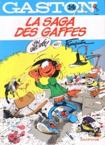 Couvertures pour « La Saga des gaffes » et  « Gaffe au Lagaffe ! », tomes 14 et 15 parus en 1982 et 1996.